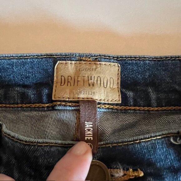 Driftwood Jackie Skinny Jeans Women’s Size 27 Blue Bird Embroidered Denim - Picture 8 of 10